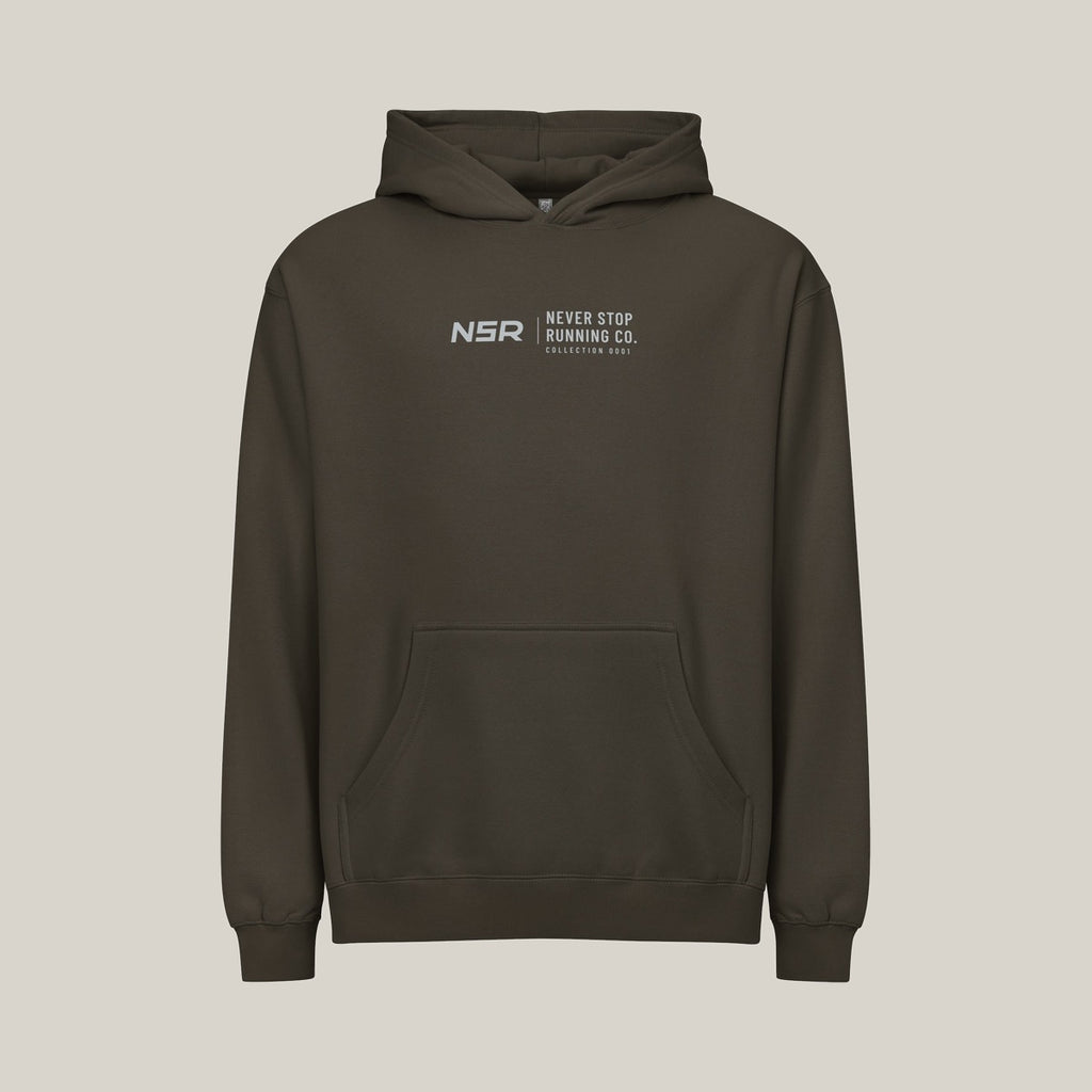 NSR Horizontal Chest Hoodie, Vintage Black, front · grey