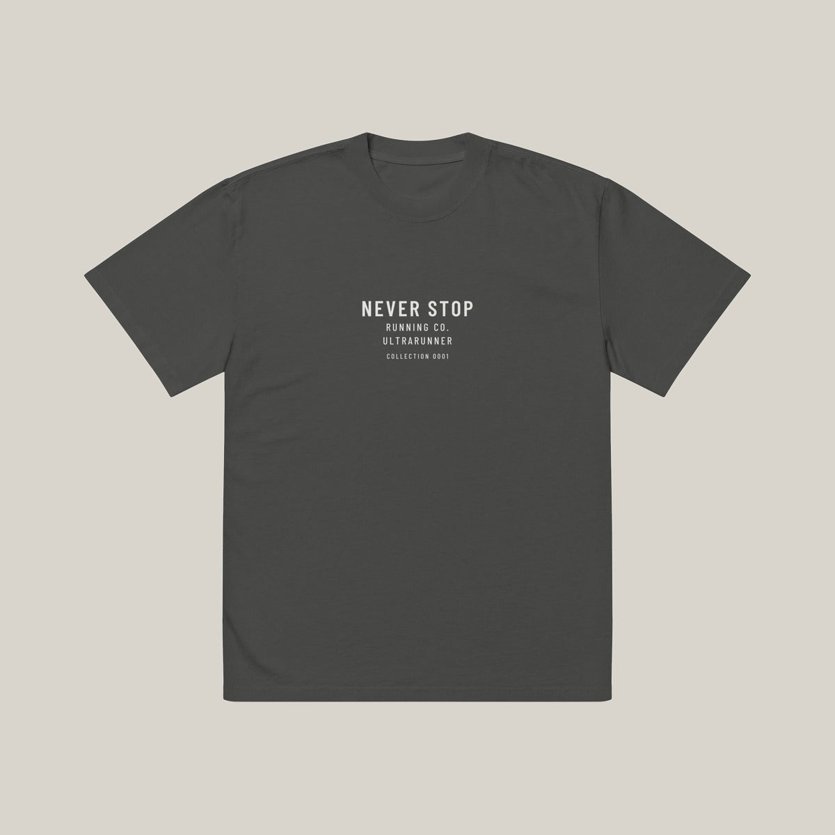 Ultrarunner NSR-led Tee, Washed Charcoal, front, alternate · grey